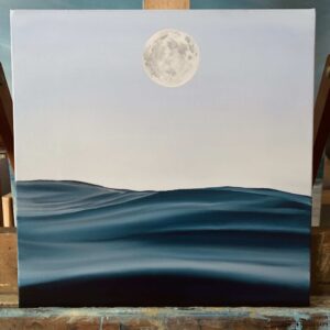 Oil Painting 'Luna' 30cm x 30cm