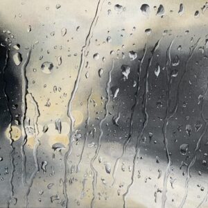 Acrylic Painting 'Beyond the Rain' 30cm x 24cm