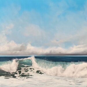 Oil Painting 'Impact' 30cm x 30cm