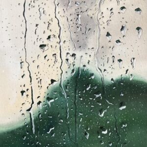 Acrylic Painting 'Simply Rain' 30cm x 24cm