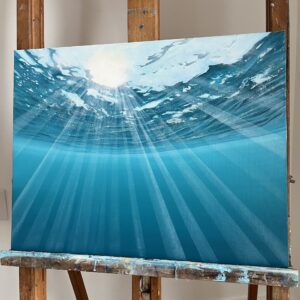 Oil Painting 'Fields of Gold' 45cm x 35cm