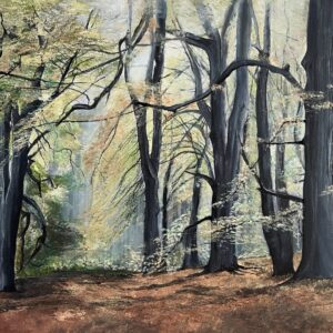 Acrylic Painting  'A Secret' 30cm x 24cm