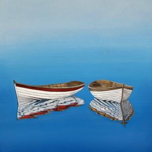 Oil Painting 'Ocean Whispers' 60cm x 50cm x `(4cm depth)