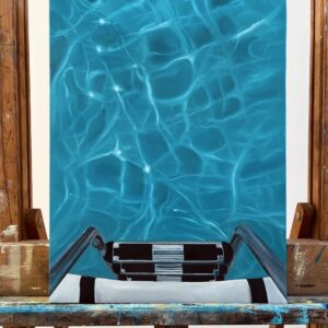 Oil Painting 'The Swimming Pool' 40cm x 30cm