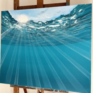 Oil Painting 'Hope' 70cm x 60cm x (4cm depth)