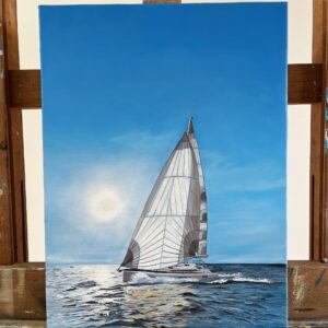 Oil Painting 'Voyage' 40cm x 30cm