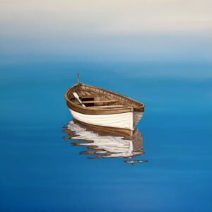 Oil Painting 'Patience' 60cm x 50cm x (4cm depth)