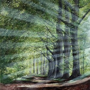 Acrylic Painting 'Light' 30cm x 30cm