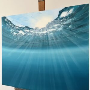 Oil Painting 'Breath of Light' 70cm x 60cm x (4cm depth)