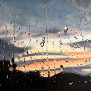 Oil Painting  'Beyond The Rain' 120cm x 100cm