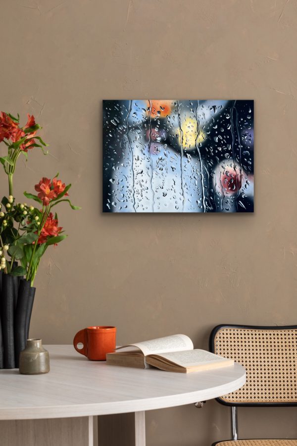 Oil Painting  'Chasing Raindrops' 16 inches x 12 inches - Image 3