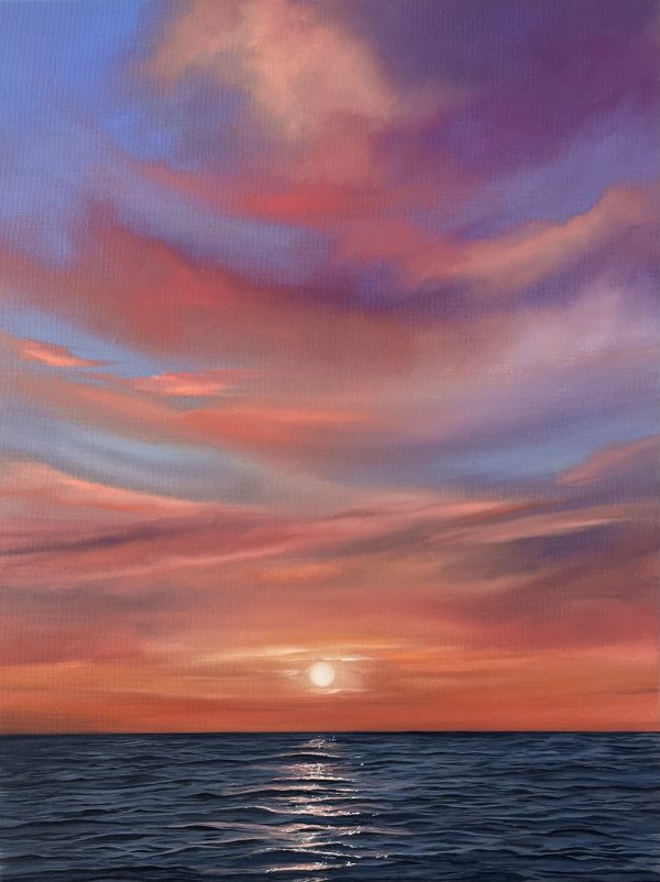 Oil Painting 'Summer's Dawn' 16 inches x 12 inches