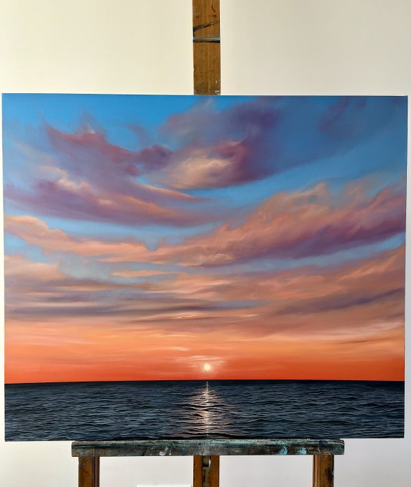 Oil Painting 'Sea of Gold' 70cm x 60cm - Image 4