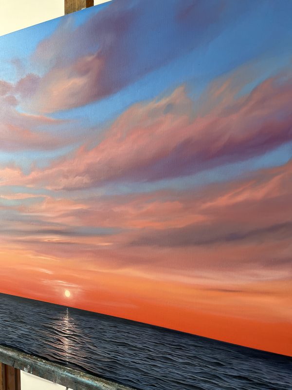 Oil Painting 'Sea of Gold' 70cm x 60cm - Image 3