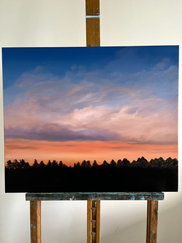 Oil Painting 'Dusk' 60cm x 50cm - Image 2
