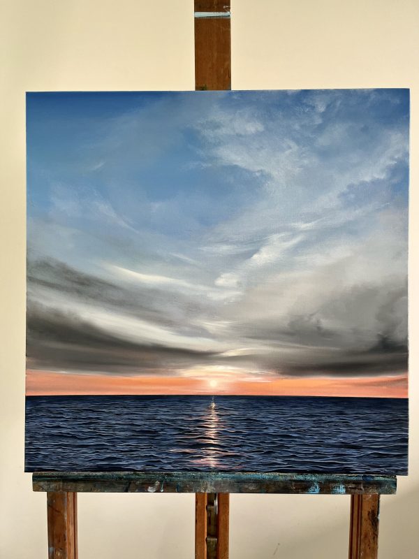 Oil Painting 'Evolve' 50cm x 50cm - Image 2
