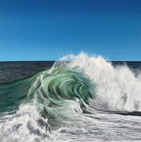 Acrylic Painting 'Poseidon' 40cm x 40cm