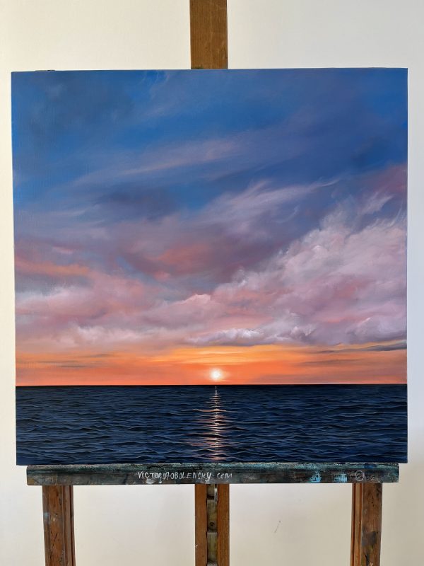 Oil Painting 'Just Dreaming' 50cm x 50cm - Image 2