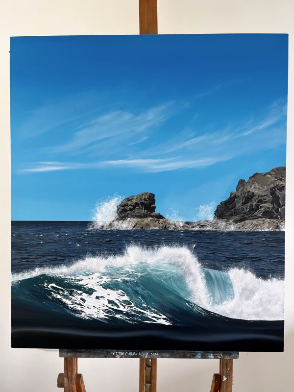 Oil Painting 'Porthcothan' 80cm x 70cm