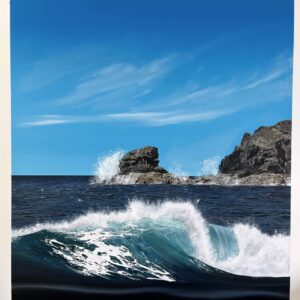 Oil Painting 'Porthcothan' 80cm x 70cm