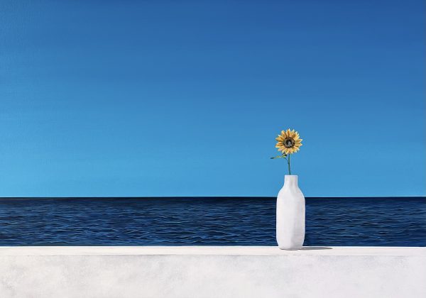 Oil Painting 'Sunflower' 70cm x 50cm - Image 5