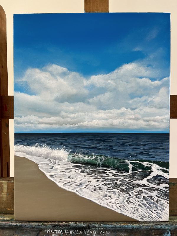 Oil Painting 'Auspicious' 16 inches x 12 inches - Image 2