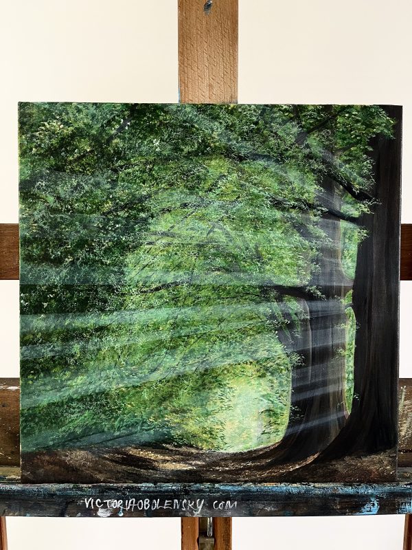 Acrylic Painting 'Gateway' 30cm x 30cm - Image 2