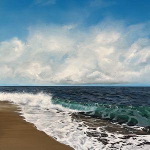 Oil Painting 'Aquamarine' 16 inches x 12 inches