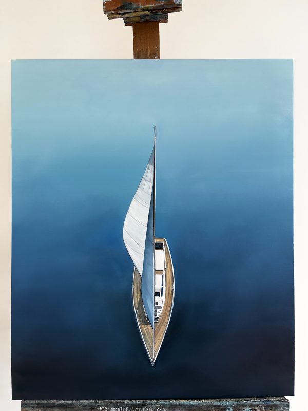 Oil Painting 'Transcend' 60cm x 50cm - Image 3