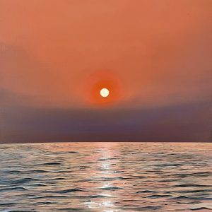 Oil Painting 'Golden Hour' 16 inches x 12 inches