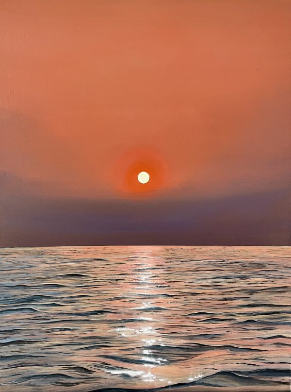 Oil Painting 'Golden Hour' 16 inches x 12 inches