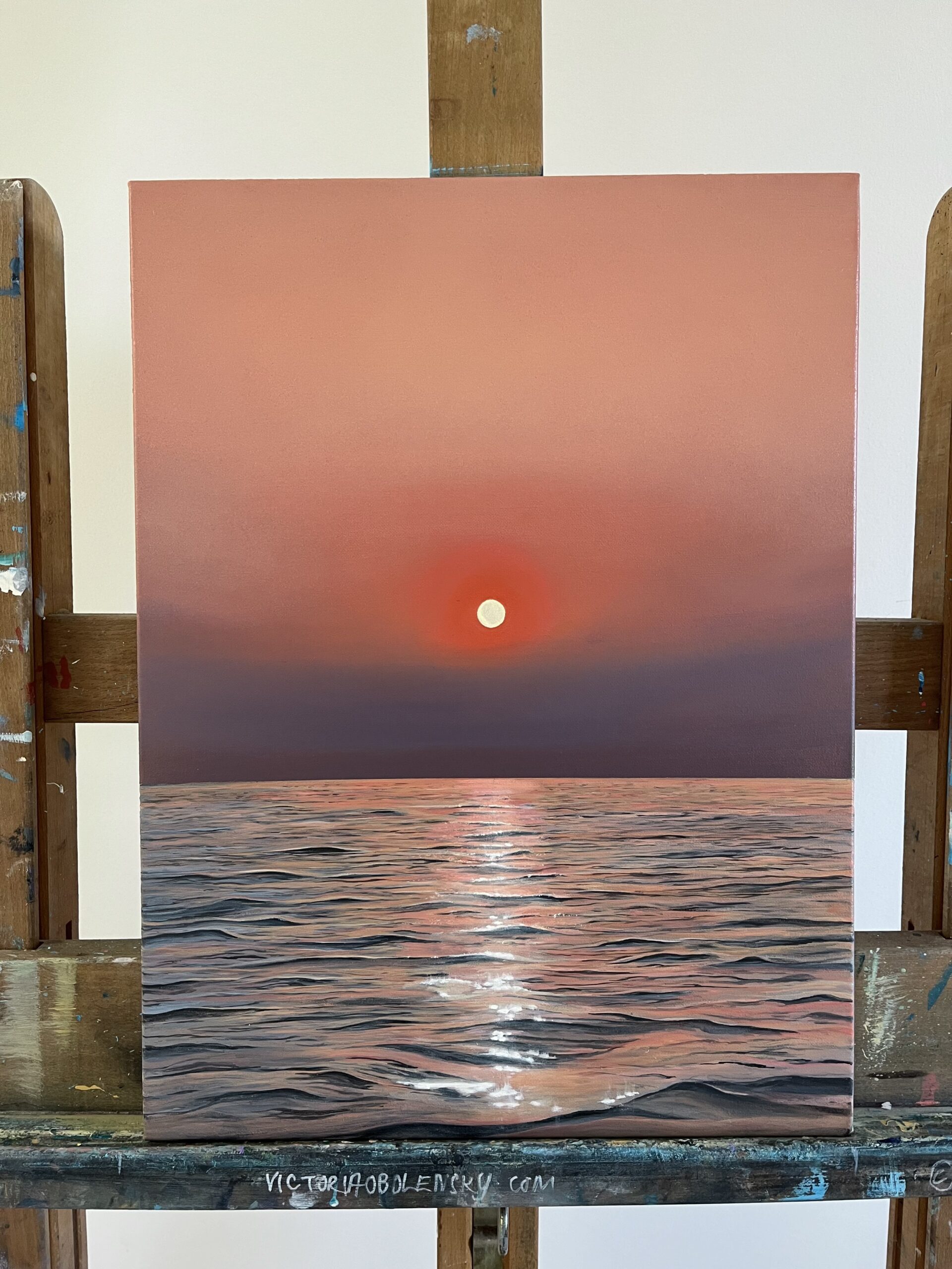 Oil Painting 'The Magic Hour' 16 inches x 12 inches - Image 2