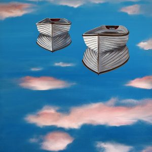Oil Painting 'As Above So Below' 60cm x 50cm