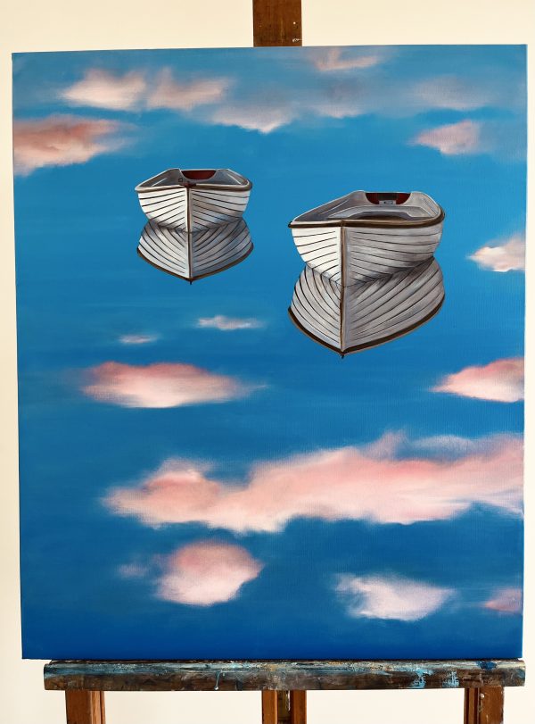 Oil Painting 'As Above So Below' 60cm x 50cm - Image 3