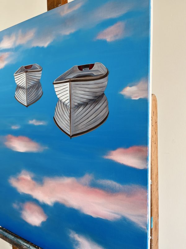 Oil Painting 'As Above So Below' 60cm x 50cm - Image 2