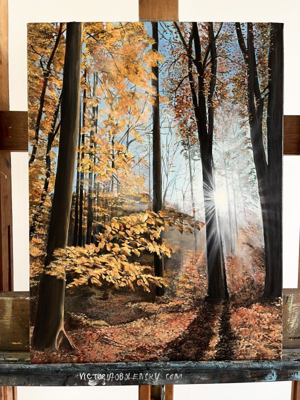 Acrylic Painting 'Nature's Treasure' 16 inches x 12 inches - Image 2