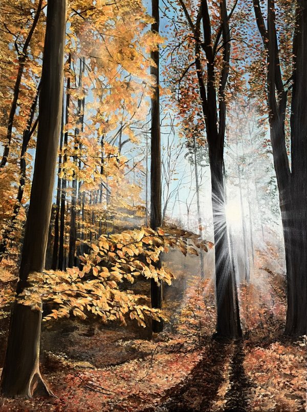 Acrylic Painting 'Nature's Treasure' 16 inches x 12 inches