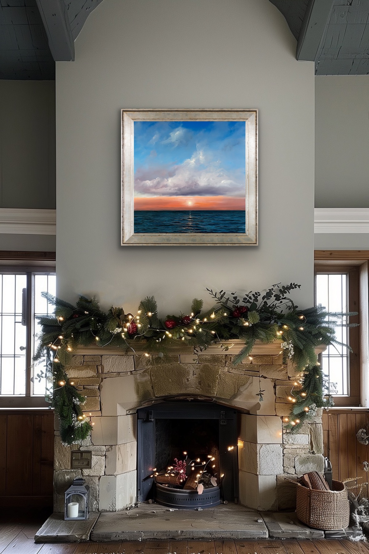 Oil Painting 'Ocean Soul' 40cm x 40cm - Image 3