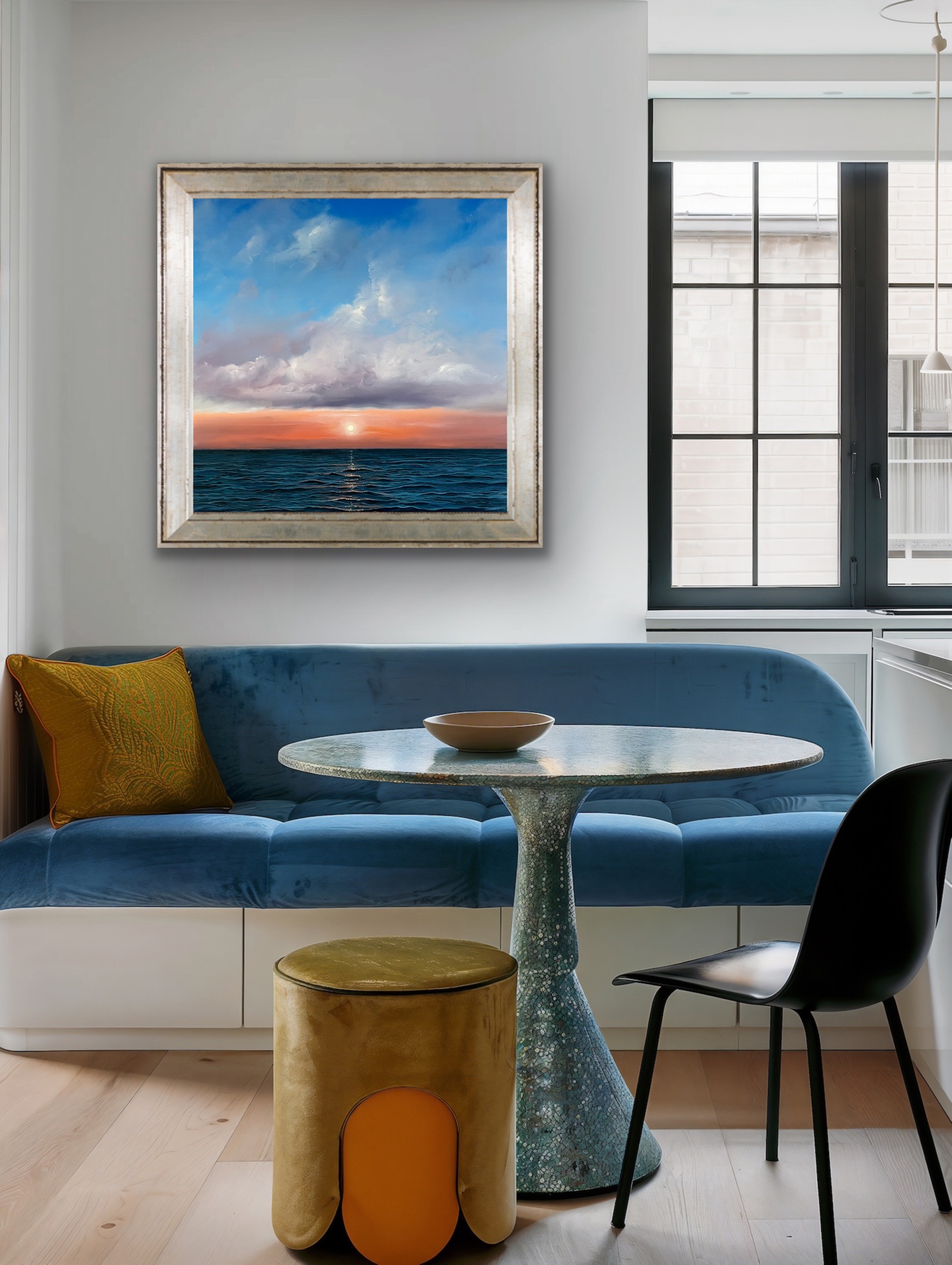 Oil Painting 'Ocean Soul' 40cm x 40cm - Image 5