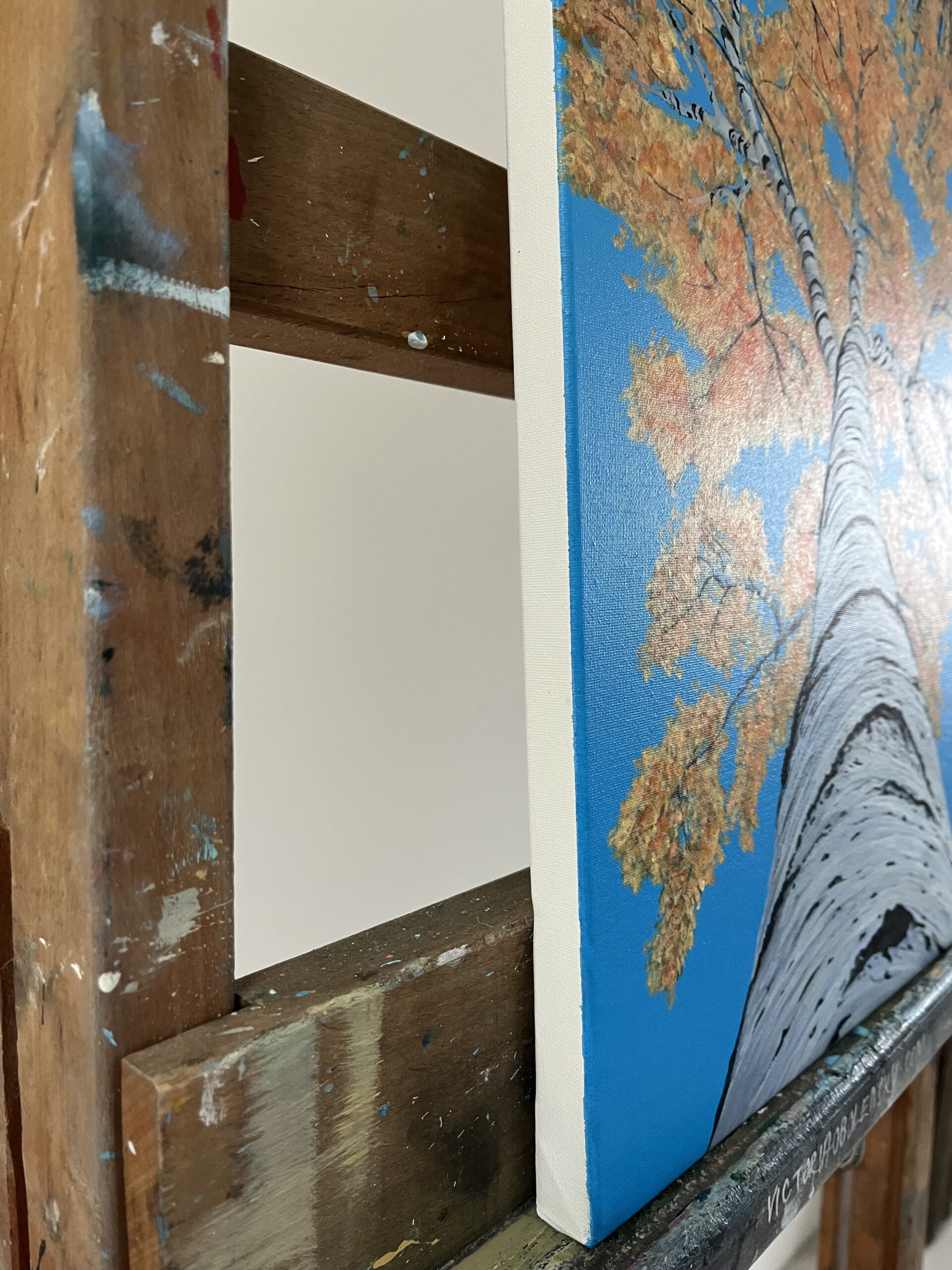 Acrylic Painting 'Ascension' 40cm x 30cm - Image 3