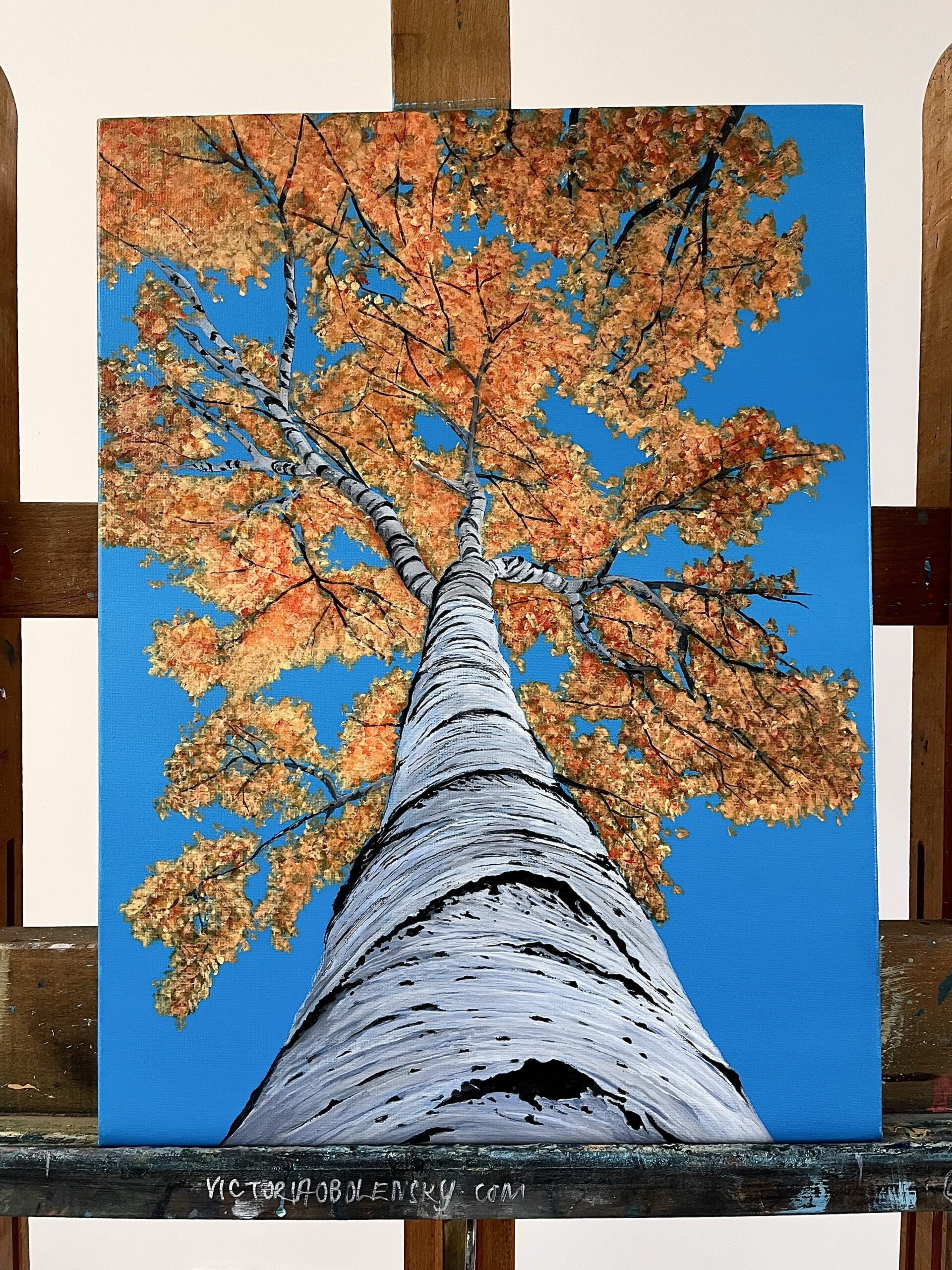 Acrylic Painting 'Ascension' 40cm x 30cm - Image 2