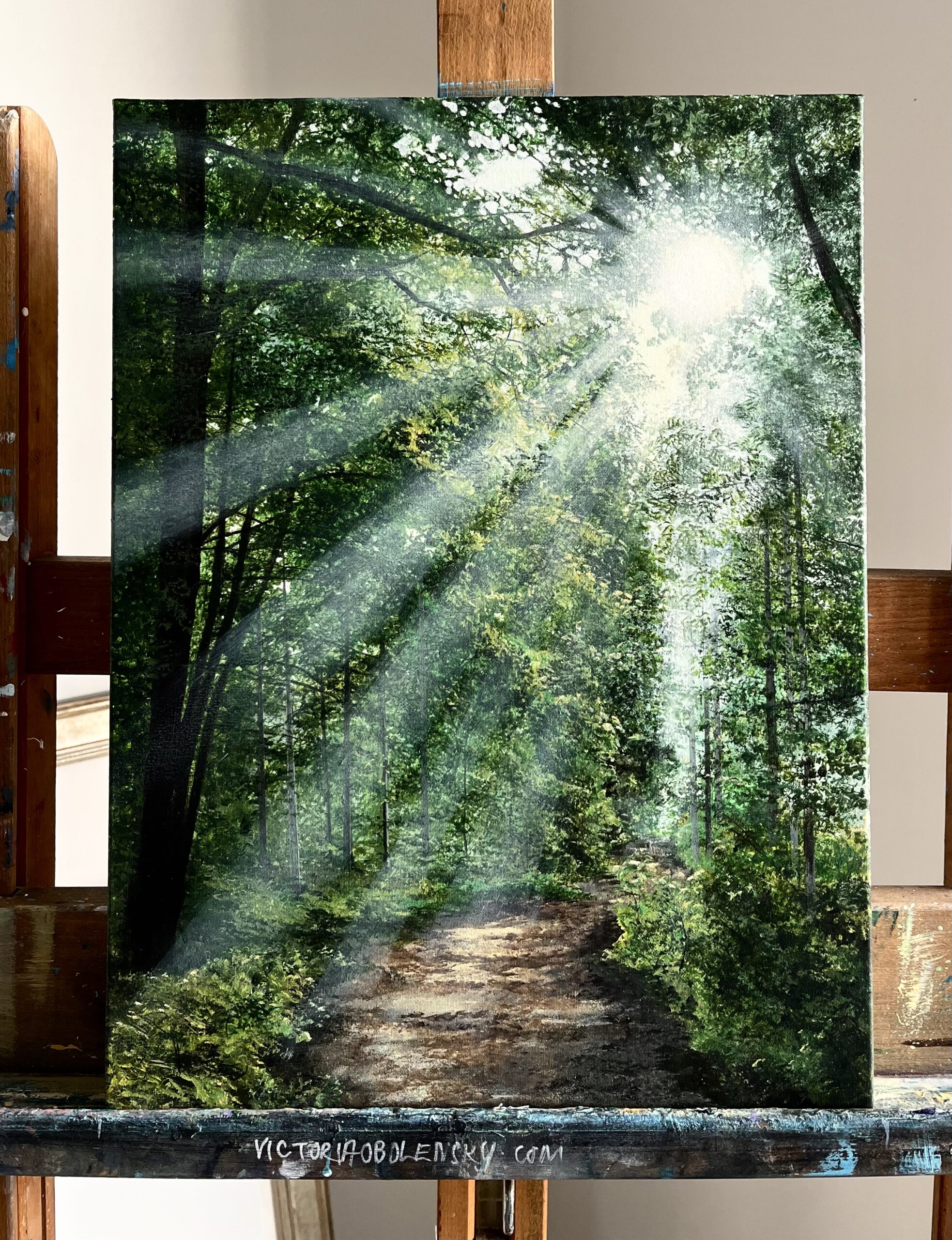 Acrylic Painting 'Nature's Secret' 16 inches x 12 inches - Image 2