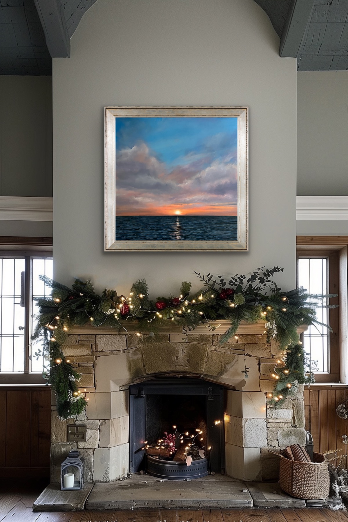 Oil Painting 'Quintessence' 50cm x 50cm - Image 7