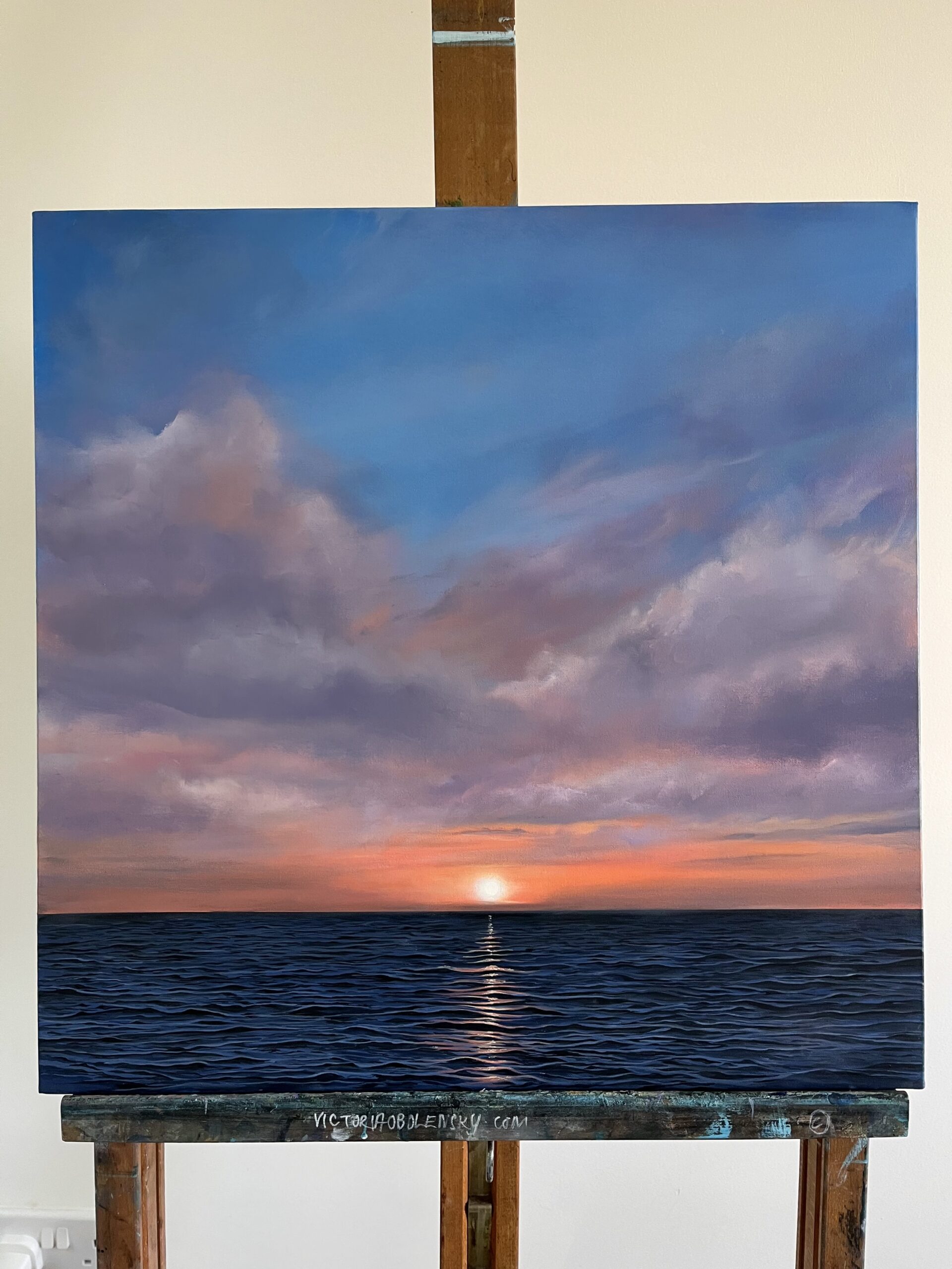 Oil Painting 'Quintessence' 50cm x 50cm - Image 4