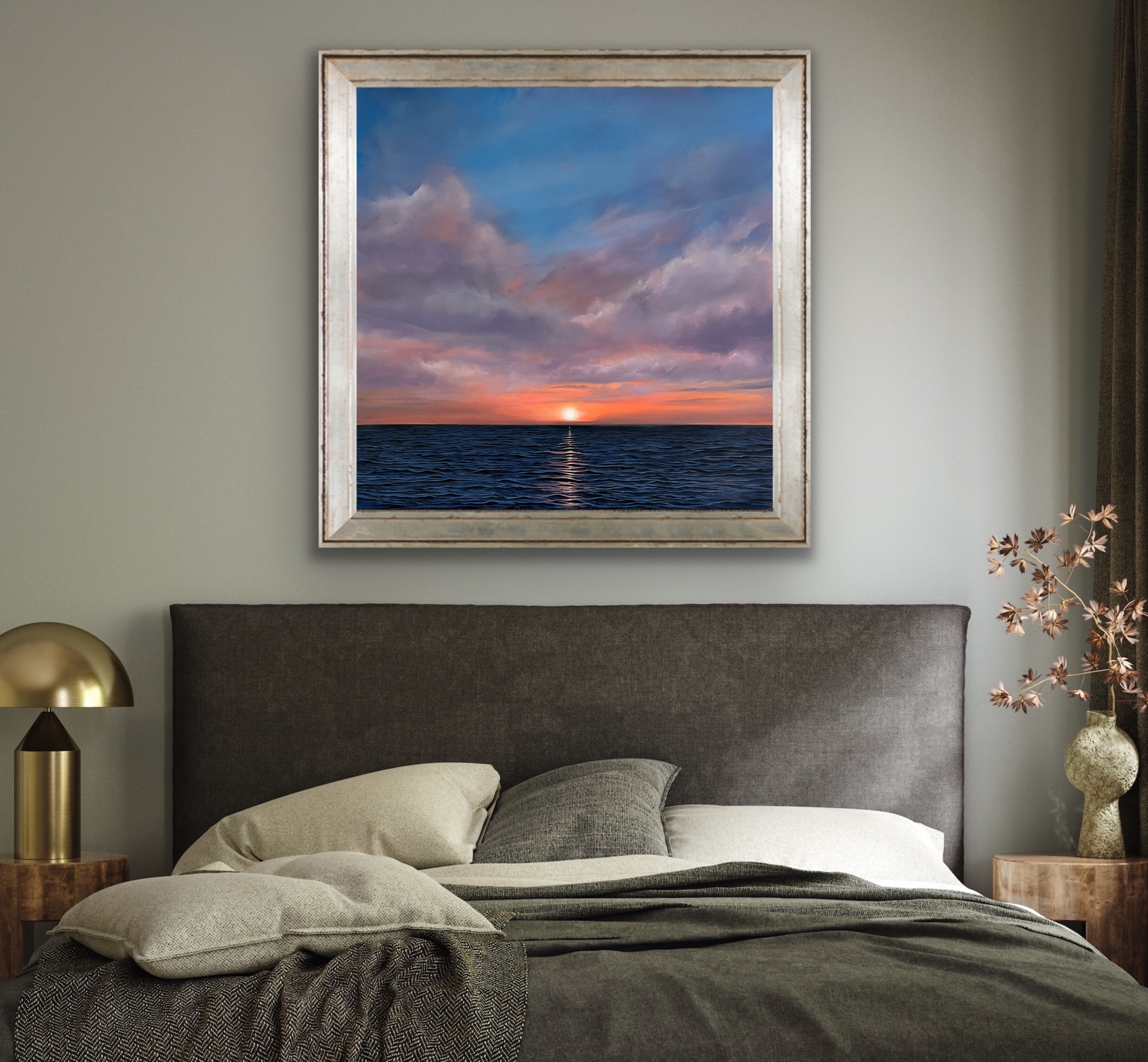 Oil Painting 'Quintessence' 50cm x 50cm - Image 2