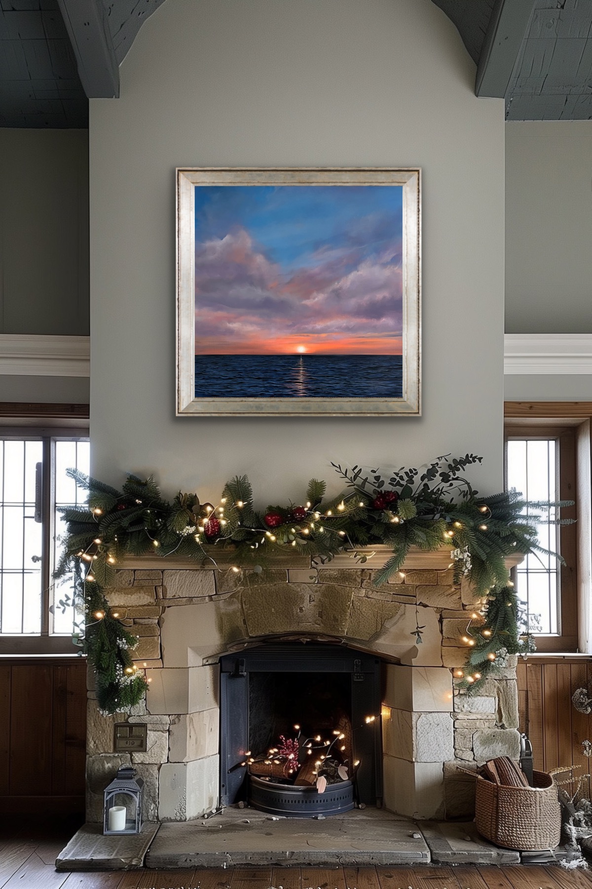 Oil Painting 'Quintessence' 50cm x 50cm - Image 7