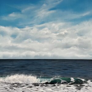 Oil Painting 'Sapphire' 16 inches x 12 inches