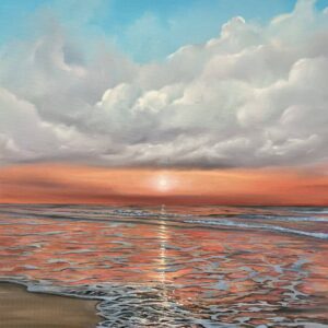 Oil Painting 'Silver Lining' 16 inches x 12 inches