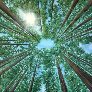 Oil Painting 'Above' 50cm x 50cm