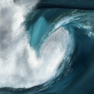 Oil Painting 'Spontaneous' 20cm x 20cm